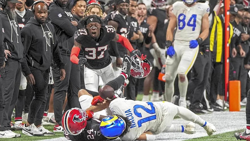 Rams’ Puka Nacua reacts to insane catch that wasn’t by inches after heartbreaking loss to Falcons