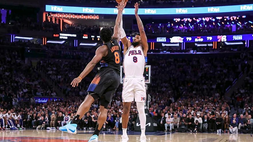 Paul George knows exactly what 76ers need to do amid 2-0 hole vs. Knicks