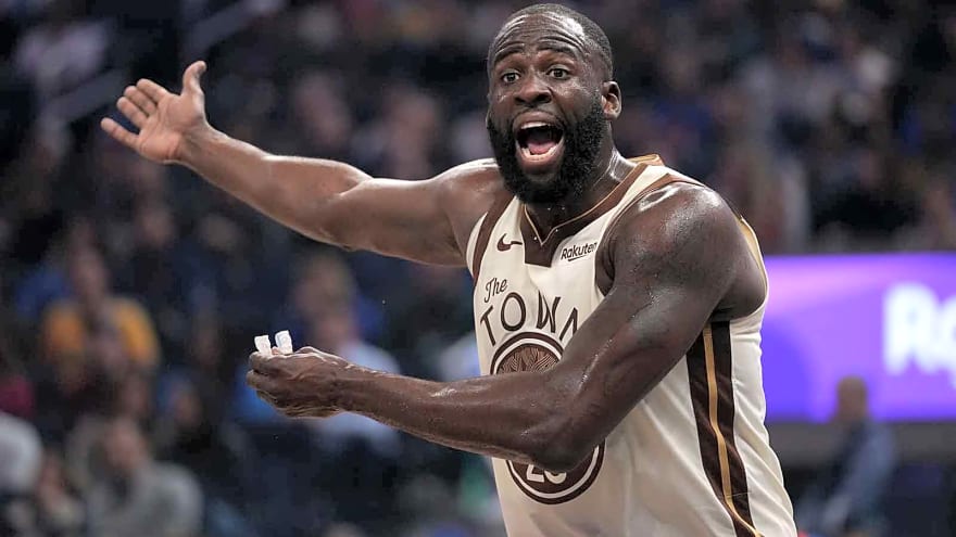 Warriors forward Draymond Green’s instant reaction to Kristaps Porzingis trade