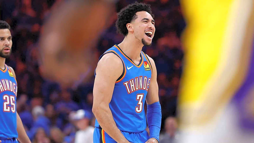 Thunder’s Jared McCain laughs off Blake Griffin’s jab at 76ers