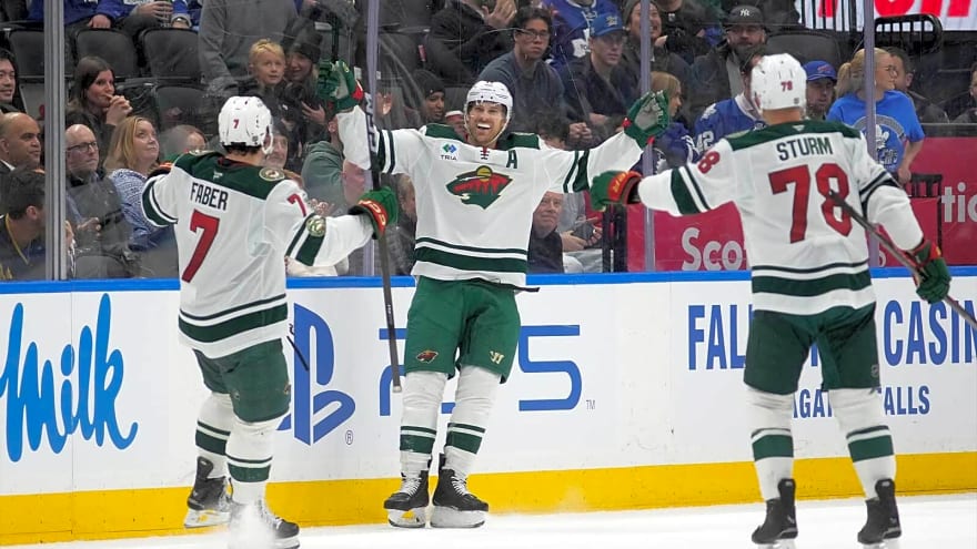 Wild’s Marcus Foligno drops truth bomb after first career hat trick vs. Leafs