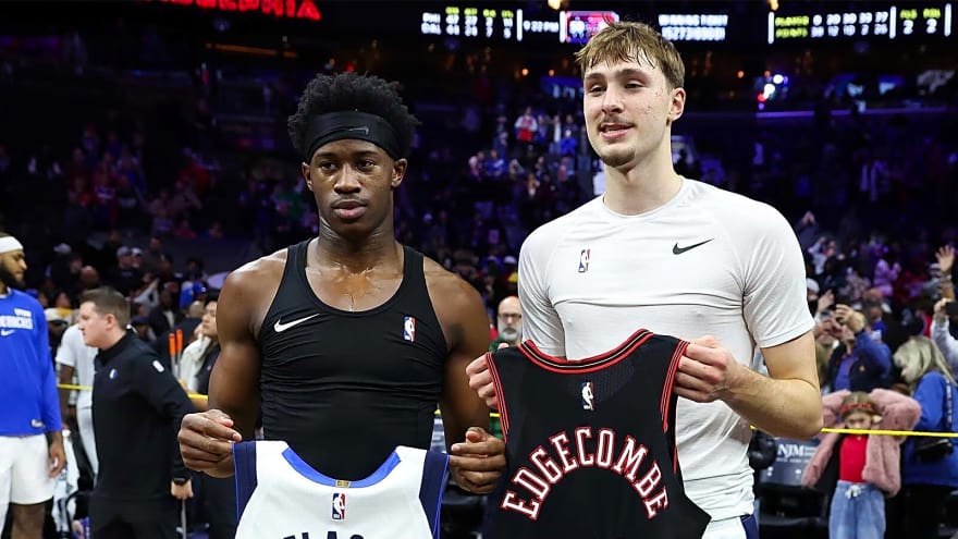 Cooper Flagg, VJ Edgecombe jersey swap highlights the NBA’s future is in good hands