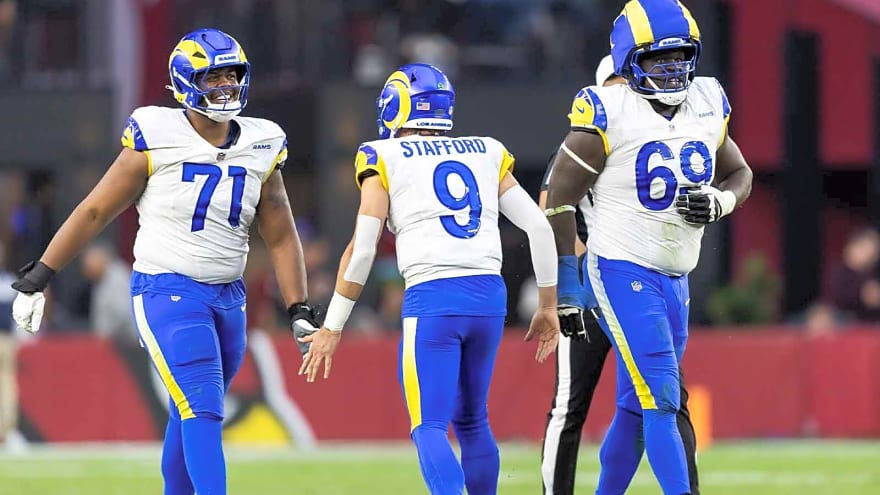 Matthew Stafford’s O-Line gets huge upgrade before Rams-Bears playoff game