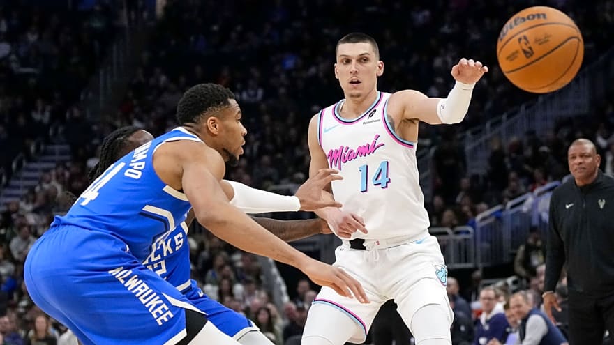 Bucks’ Tyler Herro reveals immediate reaction to Heat-Giannis trade