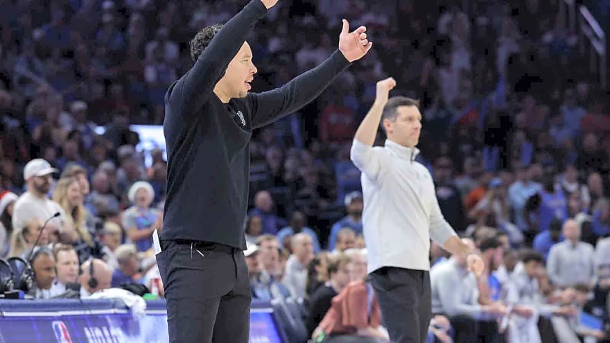 Mark Daigneault breaks down Spurs without Victor Wembanyama – ‘They don’t miss a beat’