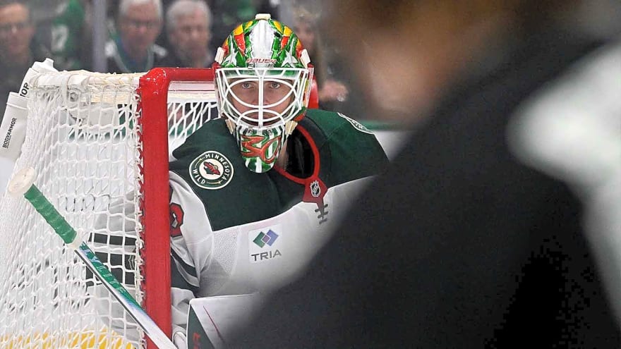 Wild’s Jesper Wallstedt gets brutally honest on play in Game 5 despite win