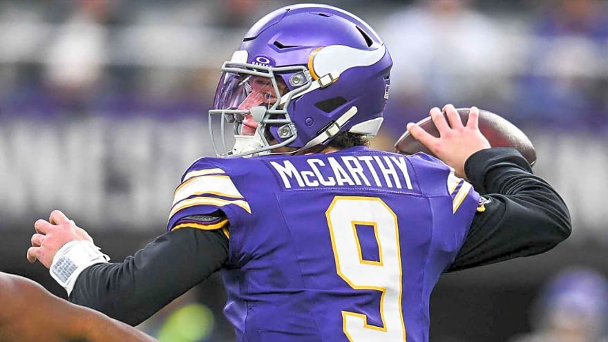 Vikings’ Kyler Murray-J.J. McCarthy battle earns prediction ‘bet’ from Albert Breer