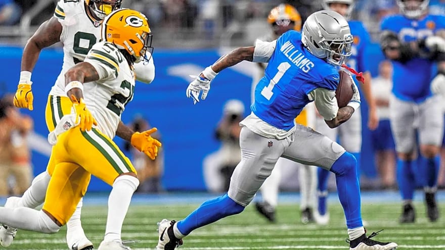 Lions’ Jameson Williams makes tough admission after loss to Packers