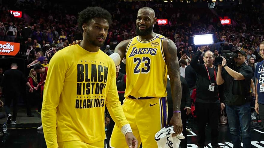 Lakers’ LeBron James shares hearfelt reaction to seeing Bronny ‘live out his dream’