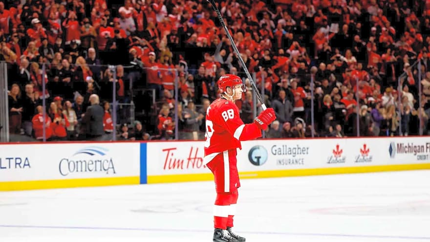 Red Wings’ Patrick Kane draws message from Mike Modano after historic feat