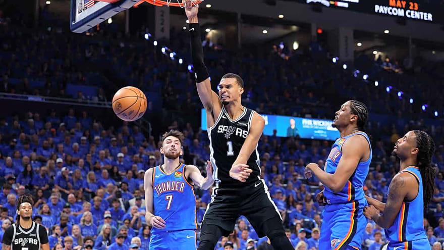 Spurs’ Victor Wembanyama on ‘whole different level’ than LeBron James, Carmelo Anthony claims