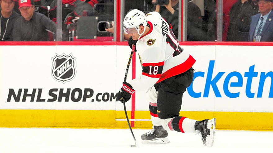 Panthers veteran Brad Marchand’s jab gets raw response from Senators’ Tim Stutzle