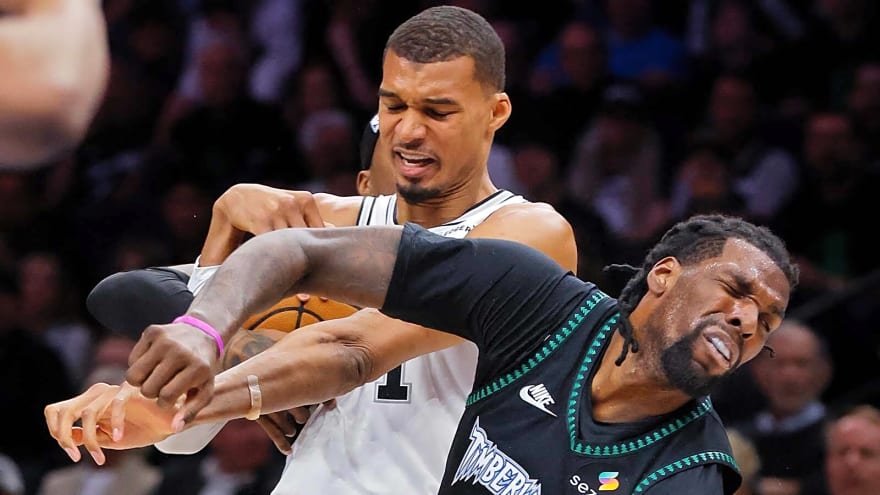 Timberwolves’ Naz Reid makes cold response to Victor Wembanyama’s elbow