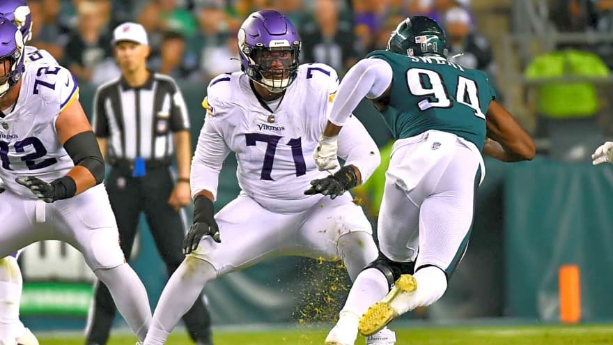 Vikings OT Christian Darrisaw update is great news for Kyler Murray, JJ McCarthy