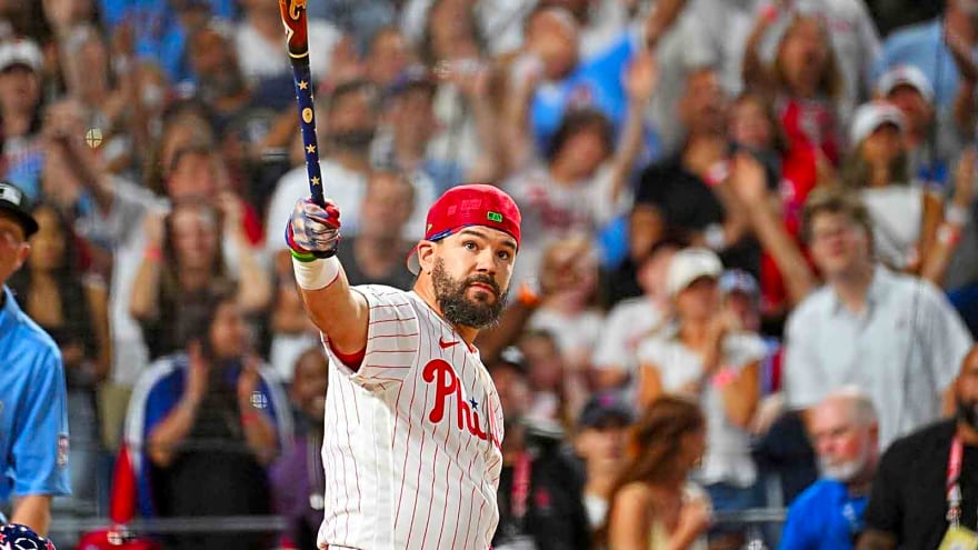 Phillies star Kyle Schwarber’s hilarious response to 2027 Derby at Wrigley Field