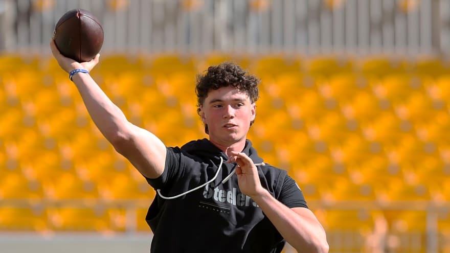 Steelers Could Have Drew Allar's Name Mentioned In Trade Talks As The Polarizing Quarterback Market Takes Shape