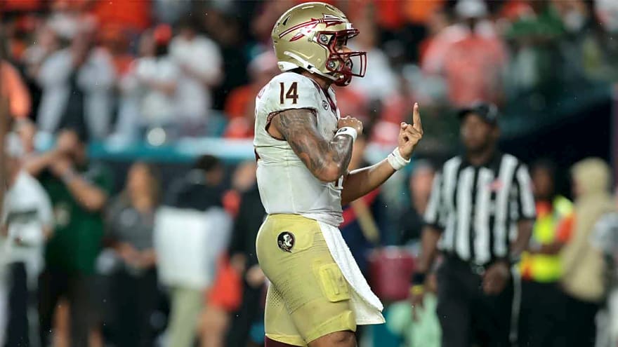 Florida State QB Ashton Daniels pays touching tribute to Ousmane Kromah after scoring touchdown