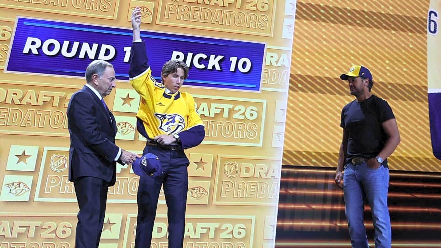Predators’ Wyatt Cullen talks ‘special’ Luke Bryan moment at 2026 NHL Draft