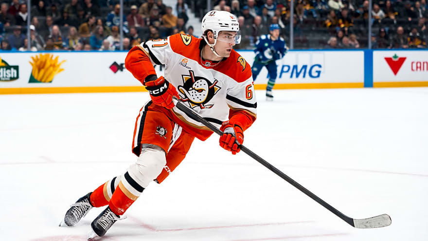 Ducks’ Cutter Gauthier planning for injury return vs. Canucks