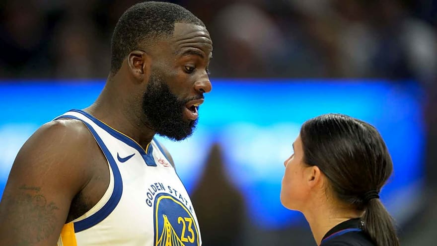 Warriors’ Draymond Green already hit with technical foul 3 minutes into Nets showdown