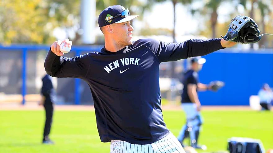 Yankees’ Aaron Judge drops reassuring elbow injury update at spring training