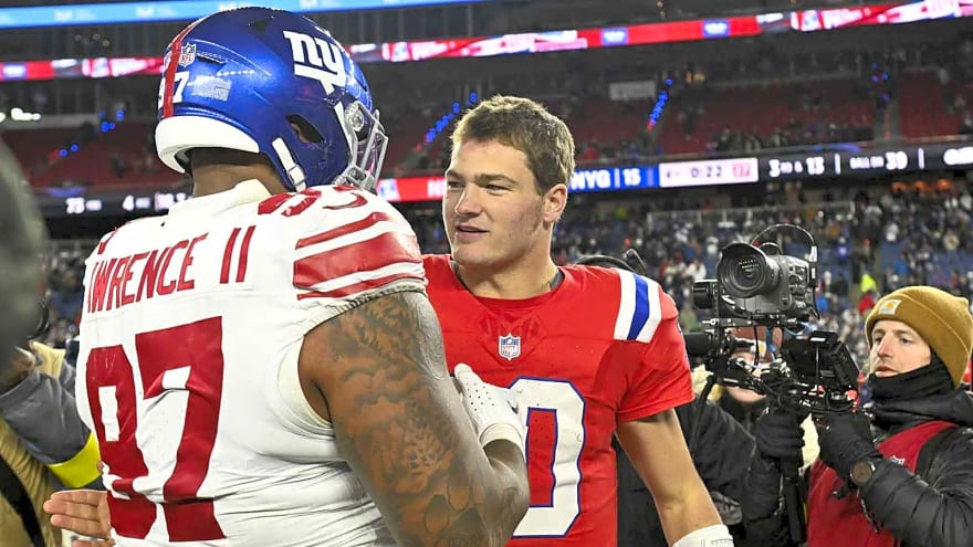 Patriots’ Mike Vrabel reveals why Jaxson Dart sideline hit was a teachable moment for Drake Maye