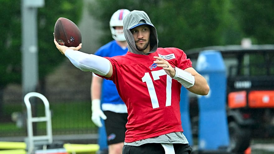 Bills’ Josh Allen, Joe Brady not worried about Highmark Stadium’s ‘a**’ field