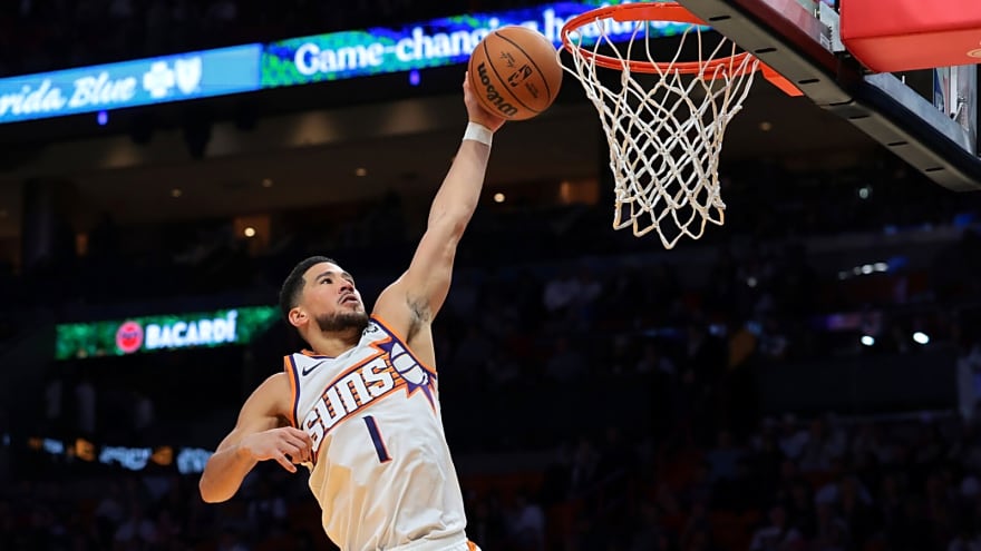 Devin Booker’s injury status for Suns-Pistons showdown after scare vs. Heat