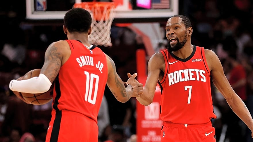 Jabari Smith Jr. puts pressure on Kevin Durant with blunt take vs. Lakers