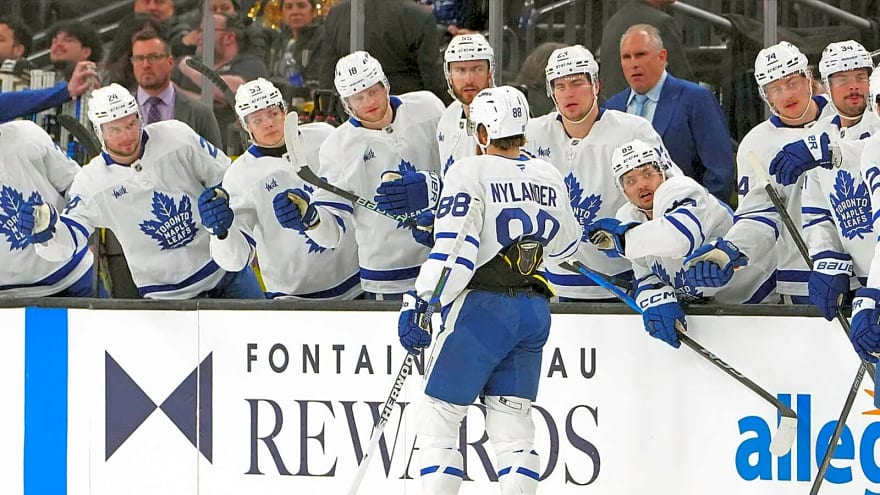 Watch the fluky way Maple Leafs’ William Nylander got injured on Thursday