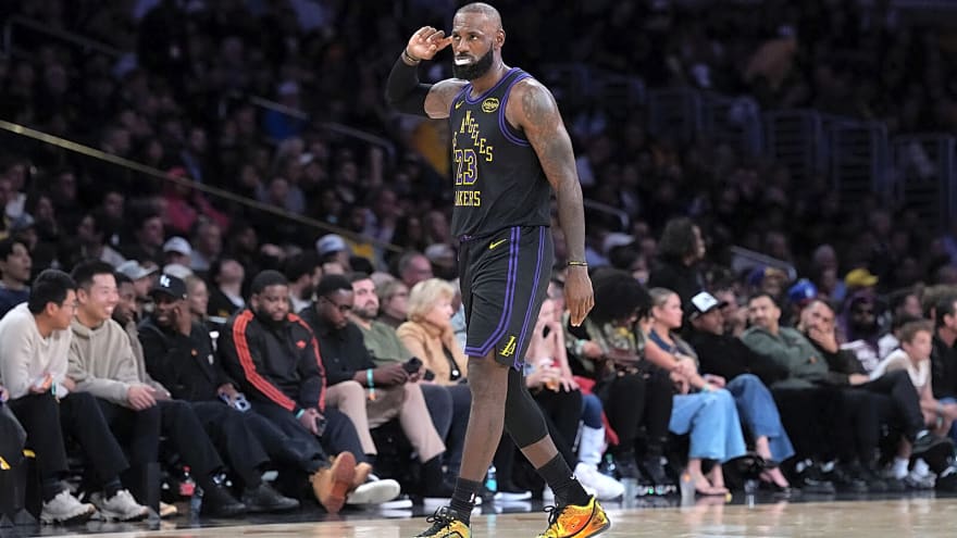 Lakers’ LeBron James makes assists history in just first game of Year 23