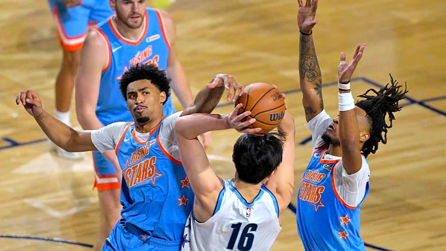 Spurs’ Dylan Harper leaves door open to dunk contest, following father’s footsteps