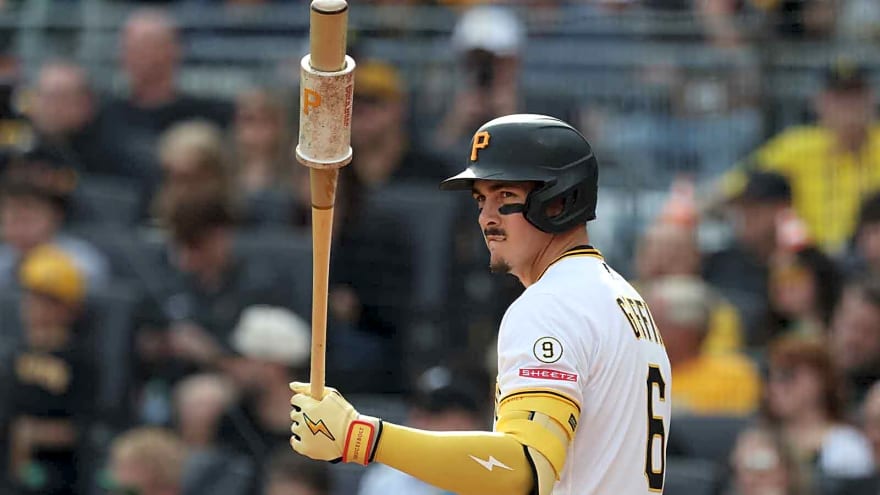 Konnor Griffin gets Pirates on the board with first MLB hit
