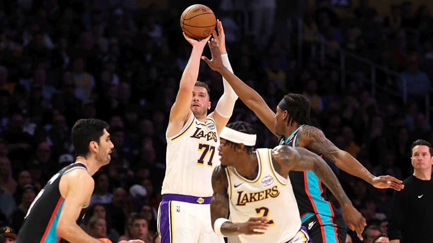 Lakers’ Luka Doncic sounds off on his 3-point shot coming back