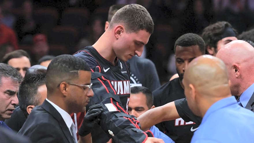 Heat’s Nikola Jovic believed to have ‘dodged a bullet’ after scary-looking injury