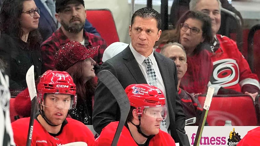 Rod Brind’Amour believes Hurricanes’ top line answered major question in Game 1 vs. Flyers
