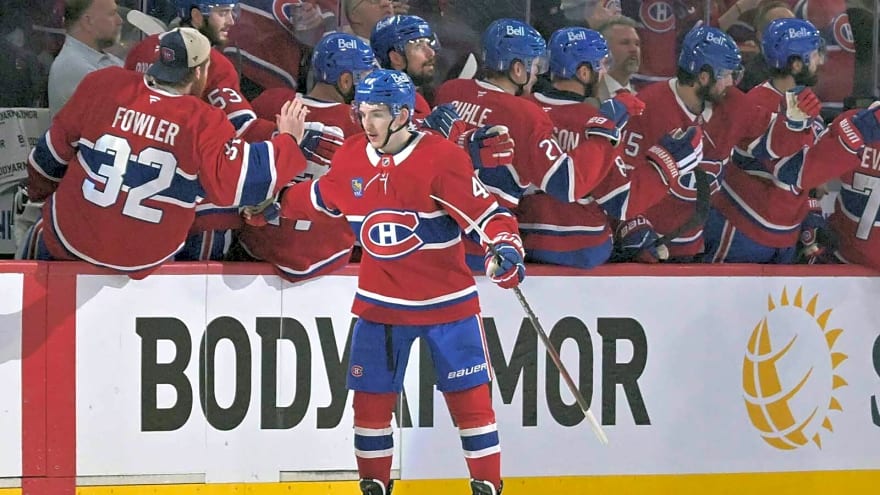 Canadiens’ Lane Hutson sets new franchise record in Game 3 vs. Hurricanes