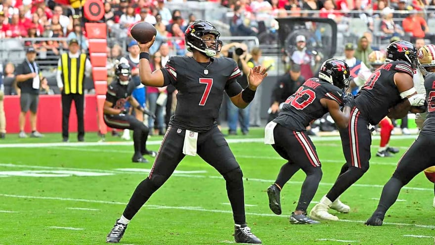 Cardinals’ Jacoby Brissett jersey headed to HOF after incredible feat vs. 49ers
