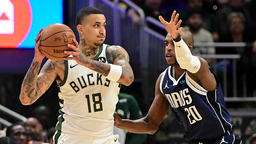 Bucks forward Kyle Kuzma’s heartfelt reaction to Alex Antetokounmpo’s NBA debut