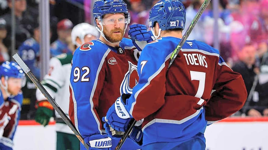 Avalanche’s Gabriel Landeskog perfectly sums up Nathan MacKinnon’s Game 5 heroics