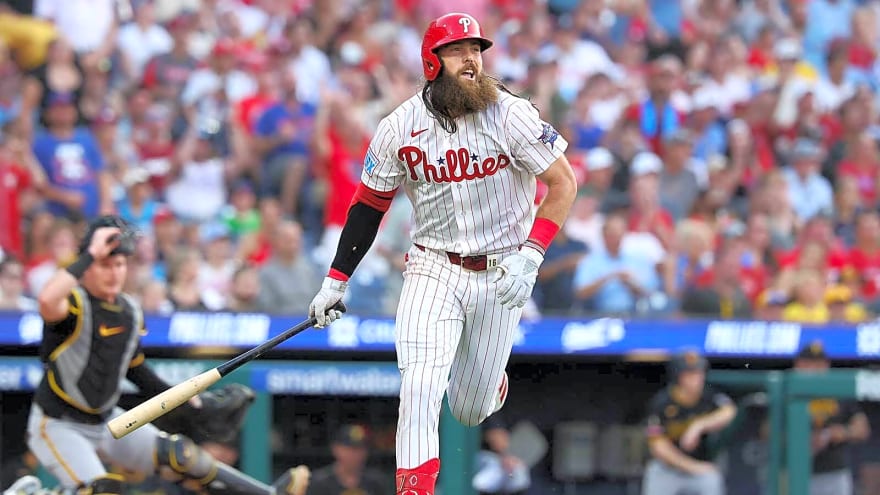 Phillies star Brandon Marsh’s breakout season draws ‘110%’ admission from teammate
