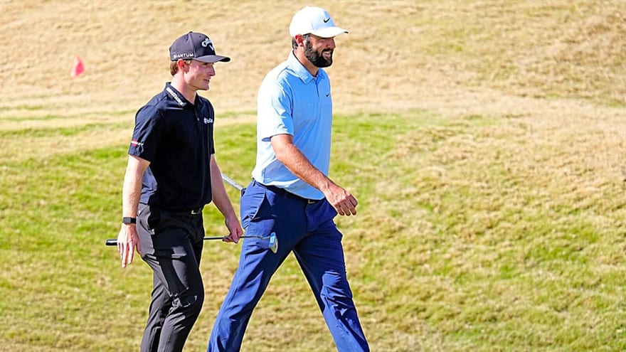 Blades Brown on playing with Scottie Scheffler at The American Express