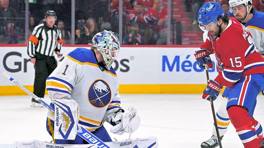 Sabres’ Lindy Ruff bluntly reacts to Game 5 goalie debacle vs Canadiens