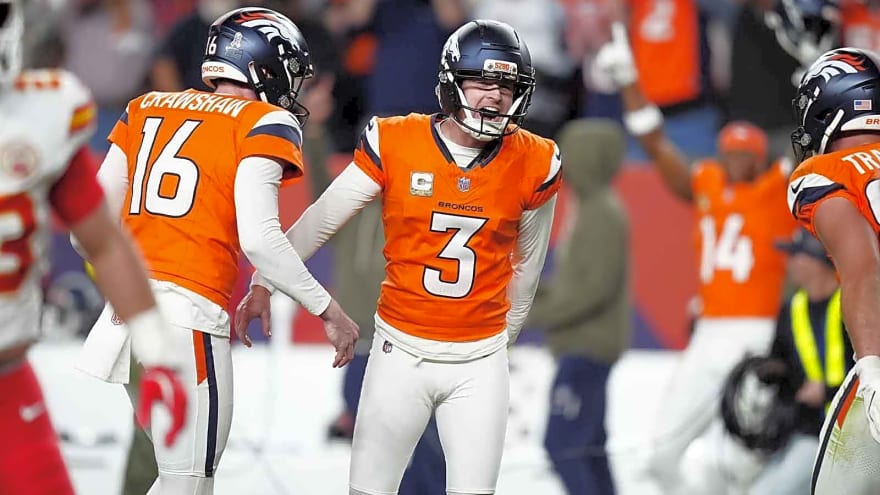 Where Broncos’ Wil Lutz extension lands in kicker pay pantheon