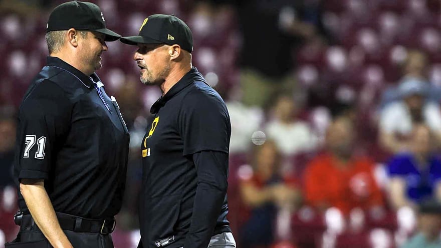 Pirates manager Don Kelly gets money’s worth before ejection vs. Reds