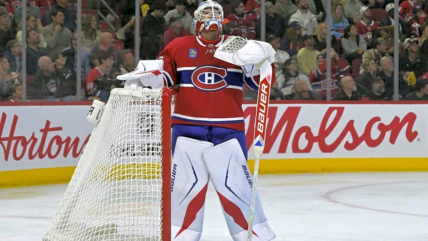 Canadiens turning to rookie vs. Penguins amid goaltending struggles