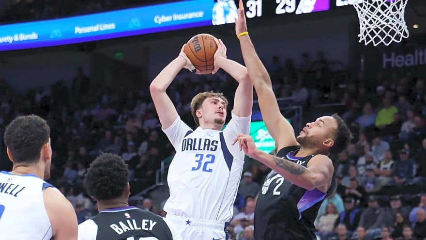 Mavericks’ Cooper Flagg breaks LeBron James’ rookie record in dominant showing vs. Jazz