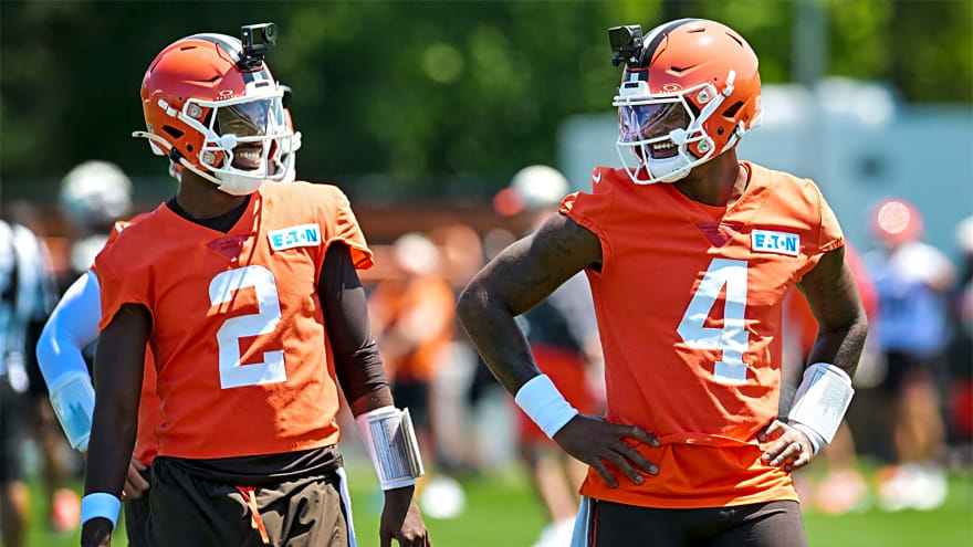 Browns’ Shedeur Sanders, Deshaun Watson starting QB battle continues vs. Bills