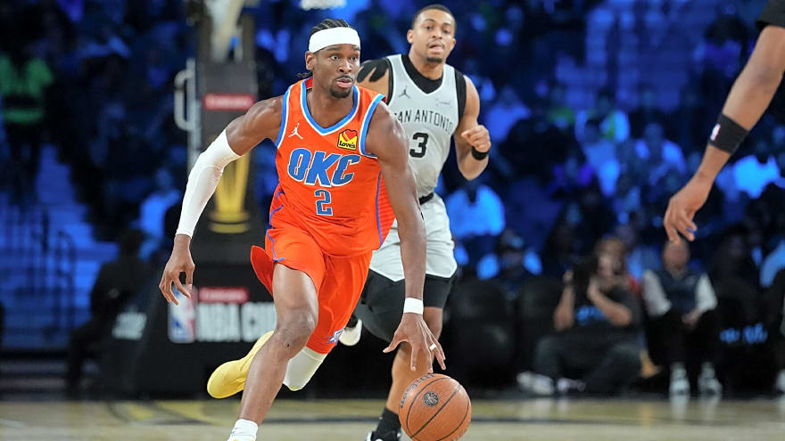 Thunder’s Shai Gilgeous-Alexander does it all with insane block-bucket NBA Cup combo