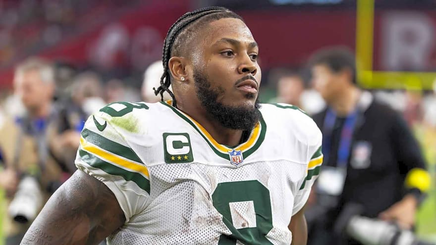 Packers RB Josh Jacobs listed as questionable ahead of key Vikings matchup